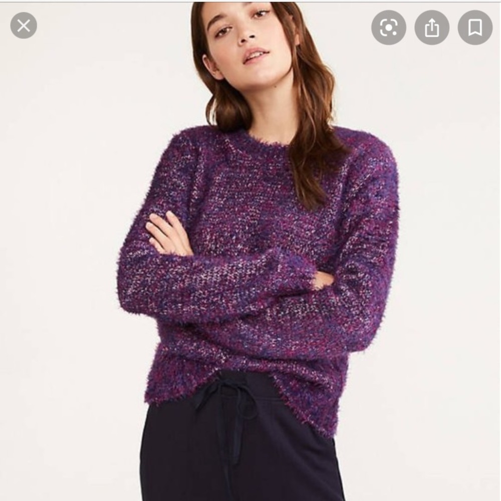 Beautiful purple Lou and Grey sweater